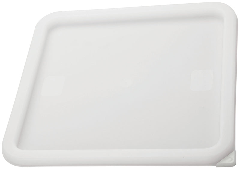 Winco PECC-L 11-1/2 Inch Container Cover for 12 to 22 Qt Square Containers Polyethylene White