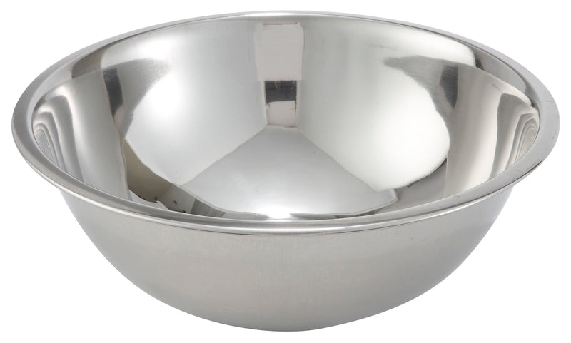 Winco MXBT-500Q 5 Quart Stainless Steel Mixing Bowl 11-7/8 Inch Diameter