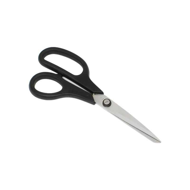 Thunder Group 9007 4 Inch Steel Blades Kitchen Shears with Plastic Grip Black