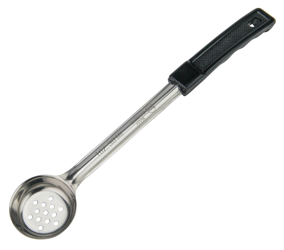 Winco FPPN-1 1 Oz Perforated Food Portioner Stainless Steel Black Handle