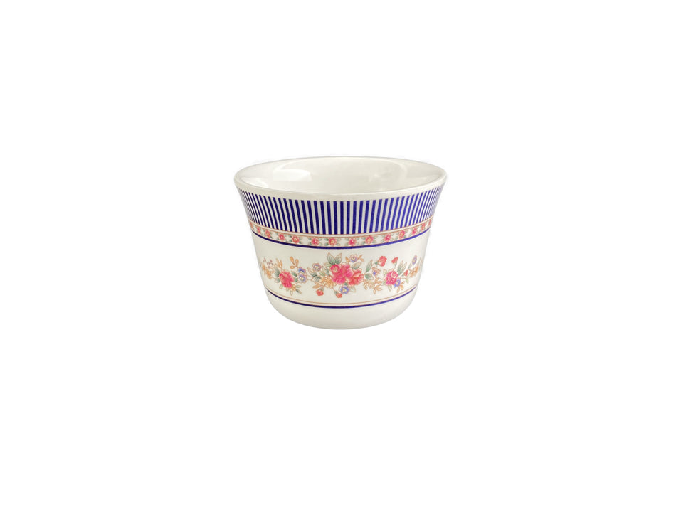12 Pack 5 oz, 3-1/8" Diameter x 2-1/8" Height, Tea Cup, Rose Dinnerware, Melamine, BPA Free, Dishwasher Safe, Break-Resistant, Shatter-Resistant, No Microwave, No Oven, NSF