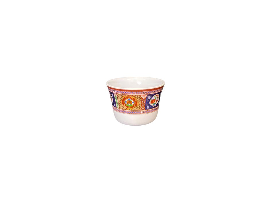 12 Pack 5 oz, 3-1/8" Diameter x 2-1/8" Height, Tea Cup, Peacock Dinnerware, Melamine, BPA Free, Dishwasher Safe, Break-Resistant, Shatter-Resistant, No Microwave, No Oven, NSF