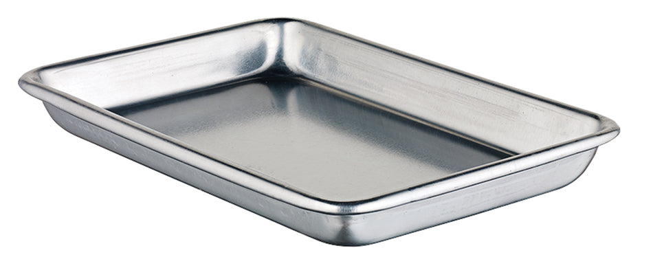 Winco ALXP-0609 9-1/2 Inch Bun Sheet Pan 16 Gauge Aluminum Uncoated