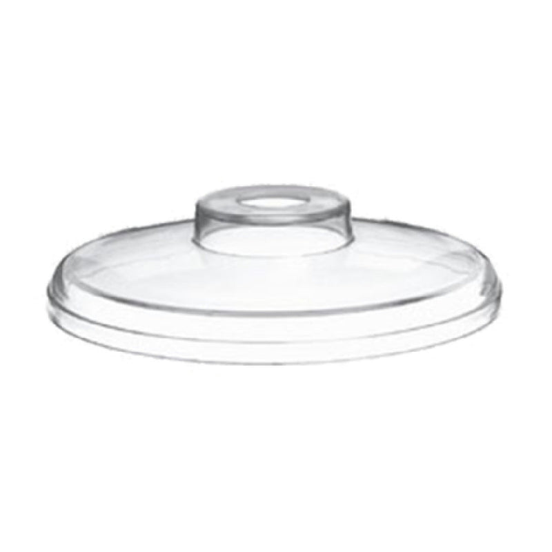 Carlisle CM1033P07 6-1/4 Inch Pump Hole Lid Clear Acrylic with Handle