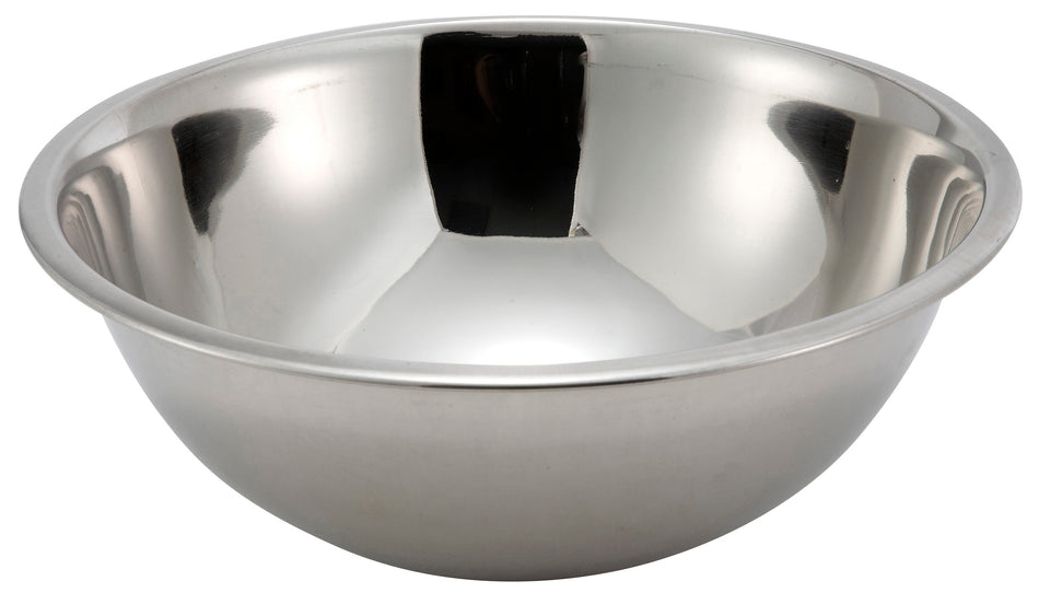 Winco MXB-500Q 5 Quart Economy Mixing Bowl Stainless Steel 11-1/2 Inch Diameter