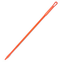 Carlisle 41225EC24 48 Inch Threaded Hanging Cap Mop Broom Handle Fiberglass Orange