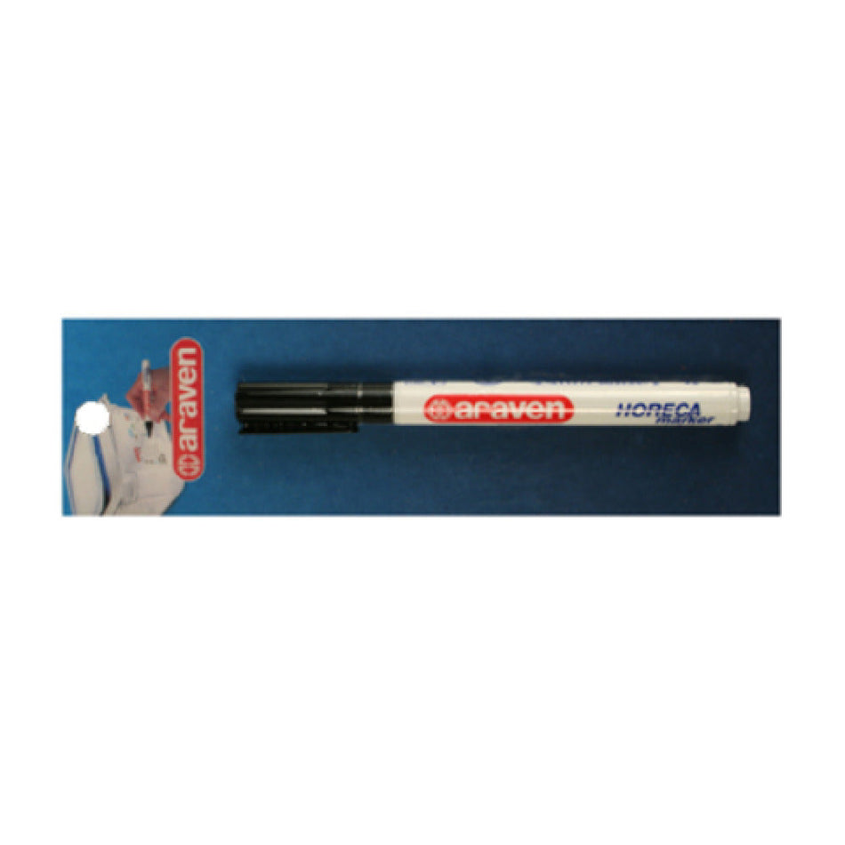 Carlisle 00394 Horeca Marker 1/32 Inch Point Non-Toxic Washable Black Ink