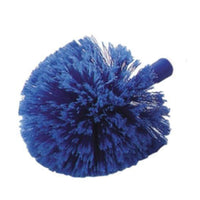 Carlisle 36340414 9 Inch Round Duster Head Soft Flagged Polystyrene Bristles Blue