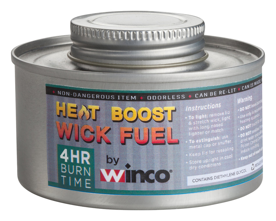 Winco C-F4 Wick-type Chafing Fuel 4 Hour Twist Cap for Dishes and Urns