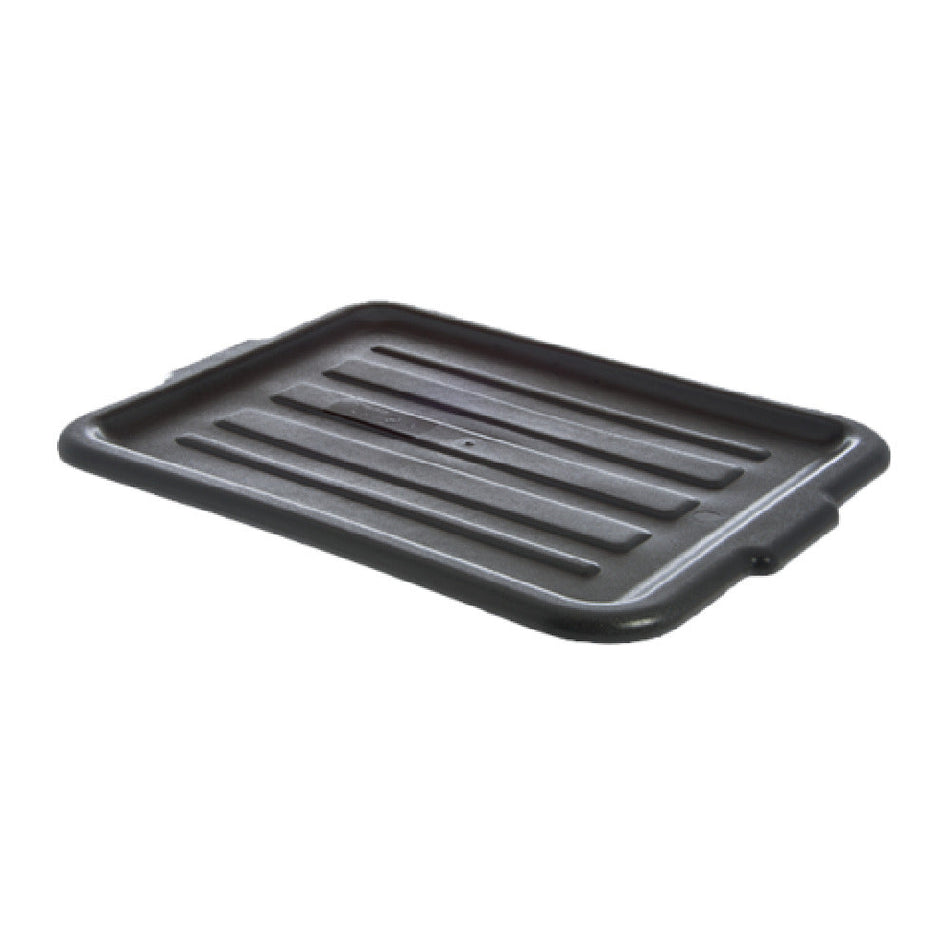 Carlisle N4401203 20 Inch Polypropylene Universal Lid for Bus Box Black
