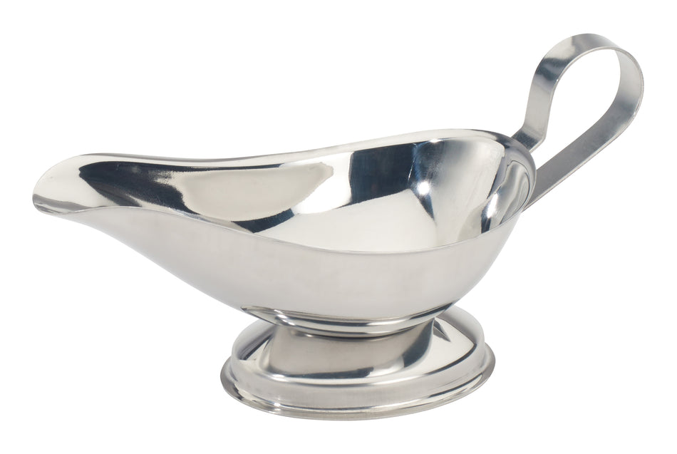 Winco GBS-5 5 Oz Gravy Boat with Handle Stainless Steel