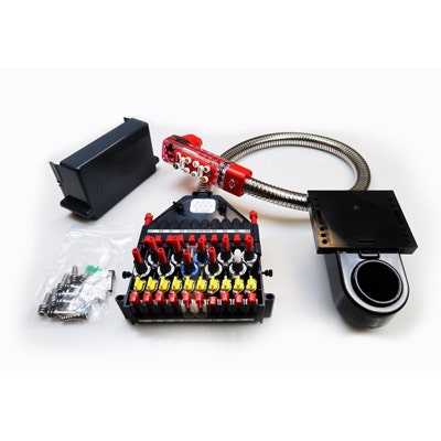 Taprite Rattler Bargun, 10 Button, 30" Hose, Red | 951C-1053-1M001