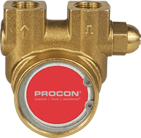 Procon® Series 2 112A035F11DB Relief Series Rotary Vane Fluid Pump- 35GPH (100LPH), EPDM/Nitrile, Balanced- External adjust