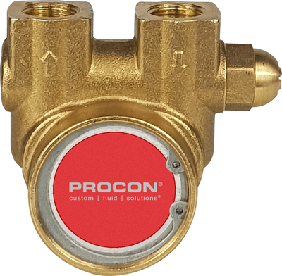 Procon® Series 2 112A025F11DB Relief Series Rotary Vane Fluid Pump- 25GPH (75LPH), EPDM/Nitrile, Balanced- External adjust
