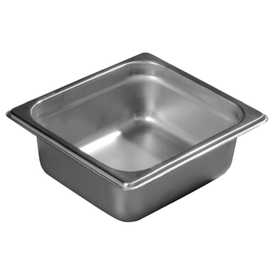 Carlisle 607162 1.10 Quart Steam Table Pan Stainless Steel with Stackable Design