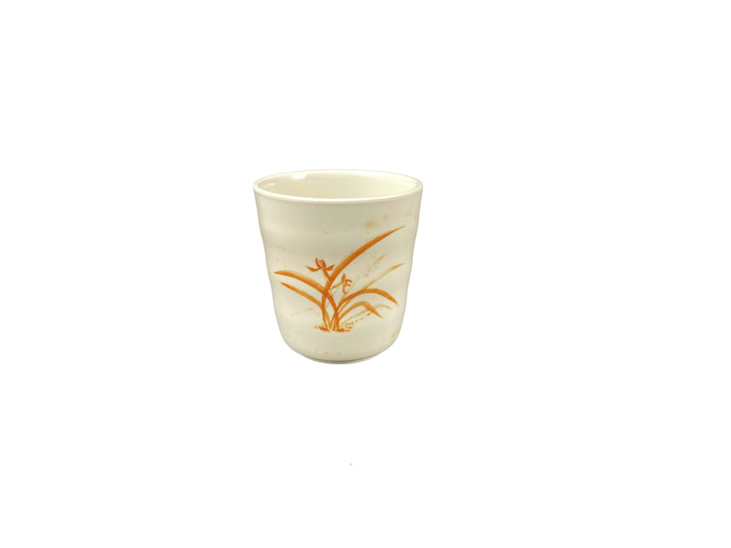 Thunder Group 9753GD 8 Oz Mug Break-resistant Dishwasher Safe Melamine Gold Orchid