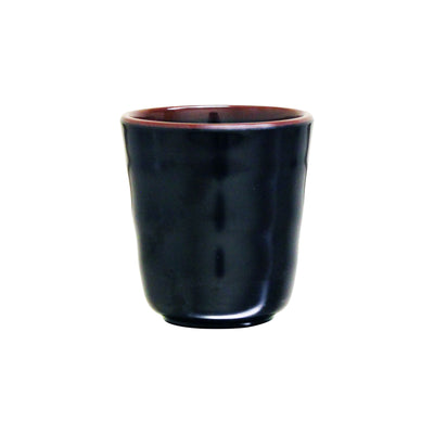 Thunder Group 9753TM 8 Oz Mug Without Handle Break-resistant Dishwasher Safe Melamine Tenmoku
