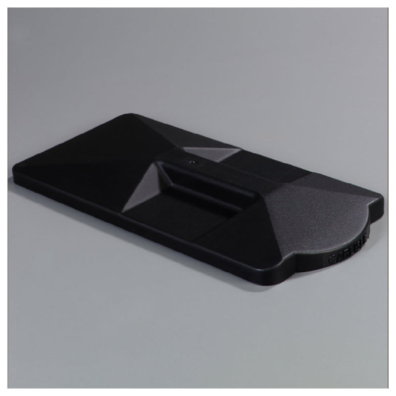 Carlisle 1086003 Lid Hingeless Textured Dishwasher Safe Polycarbonate Black