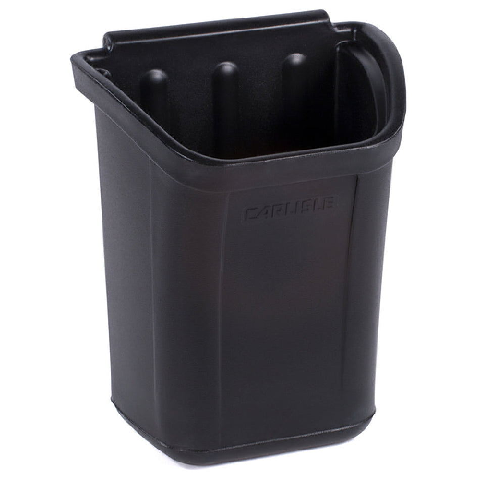Carlisle CC11TH03 12-1/4 Inch Trash Bin 7 Gallon Polyethylene Black
