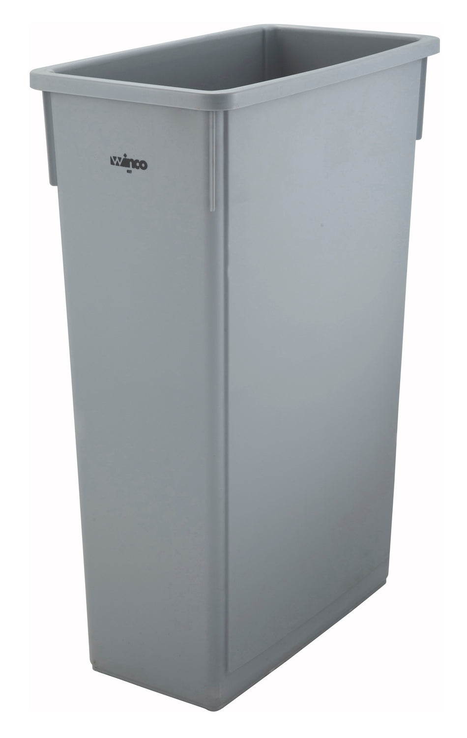 Winco PTC-23SG 23 Gallon Slender Trash Cans - Gray