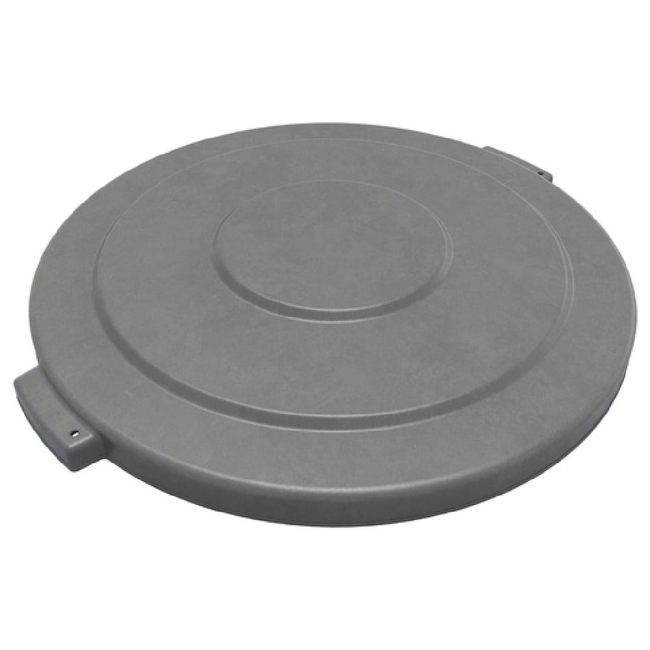 Carlisle 84104523 27 Inch Round Trash Container Lid Heavy-duty Gray Polyethylene