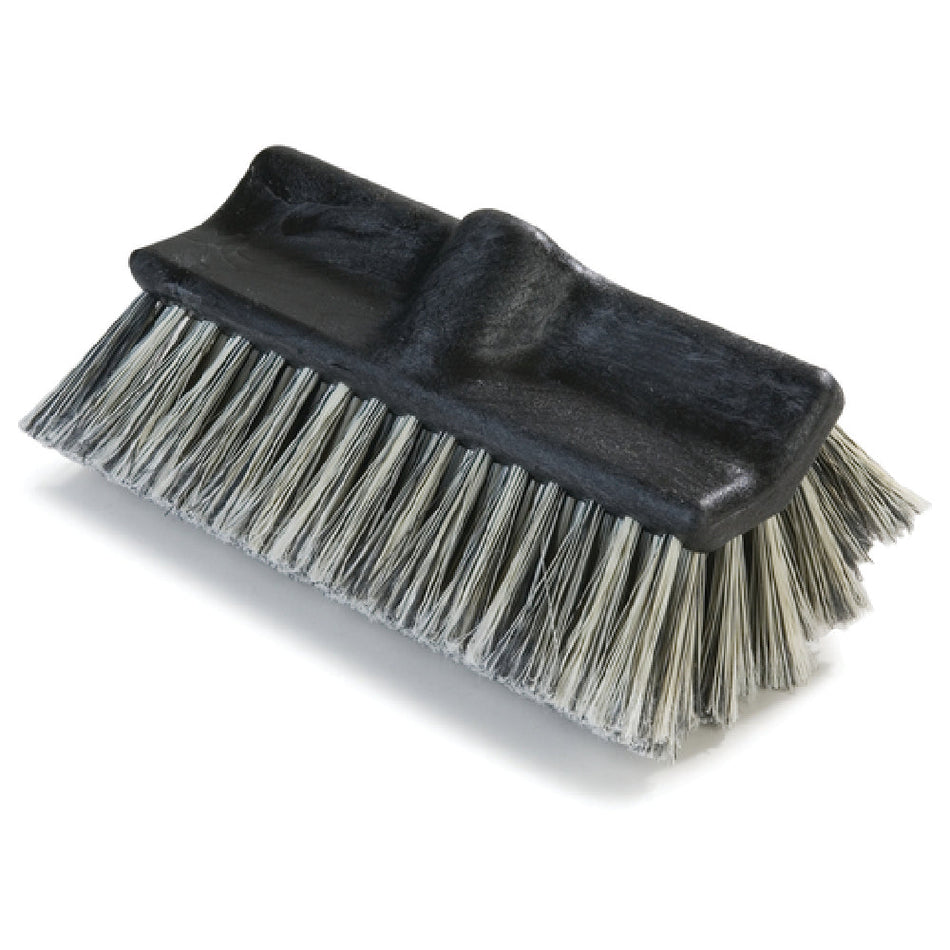 Carlisle 3649700 10 Inch Flo-Thru Vehicle Wash Brush Polystyrene Bristles