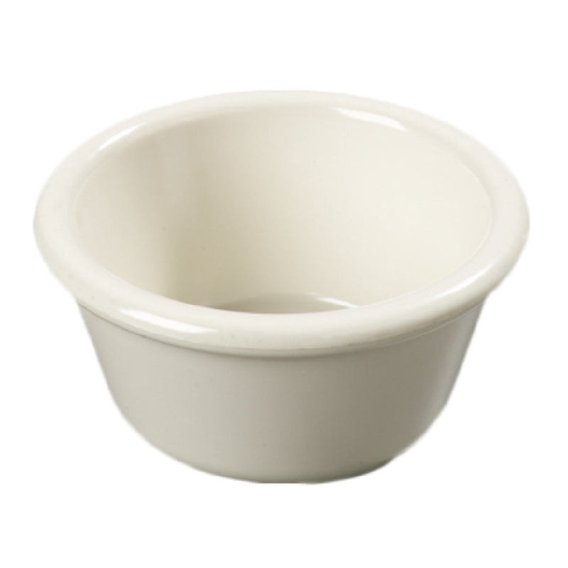 Carlisle 4312142 1-1/2 Oz Ramekin Bone Smooth Dishwasher Safe