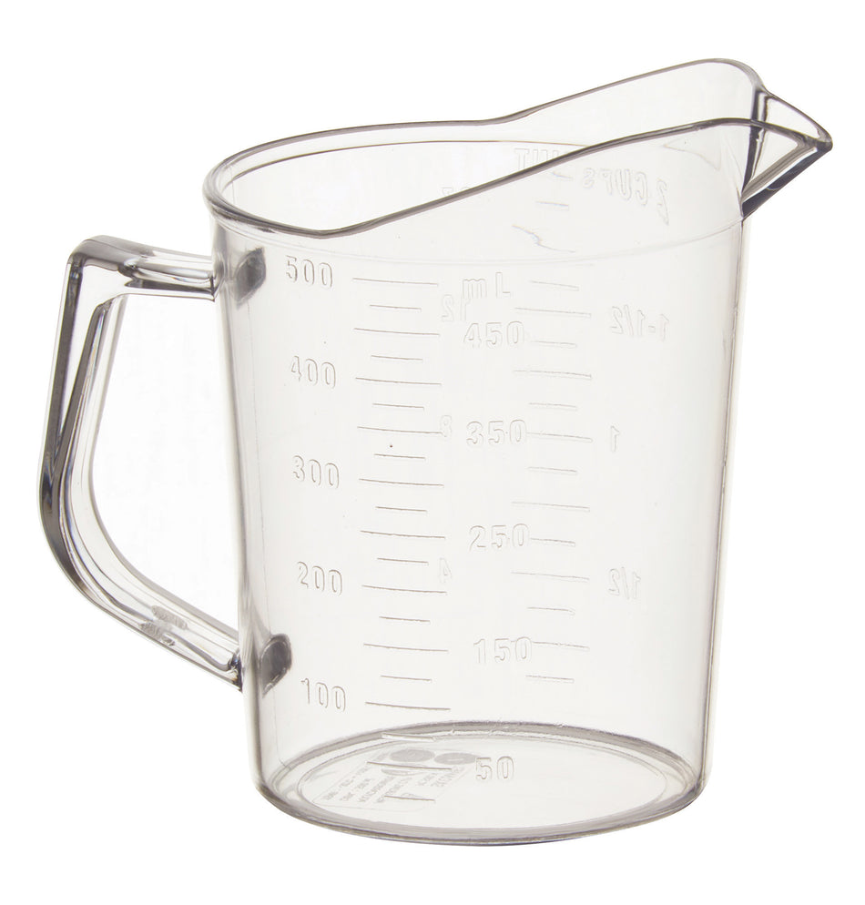 Winco PMU-50 1 Pint Graduated Measuring Cup NSF Polycarbonate Clear
