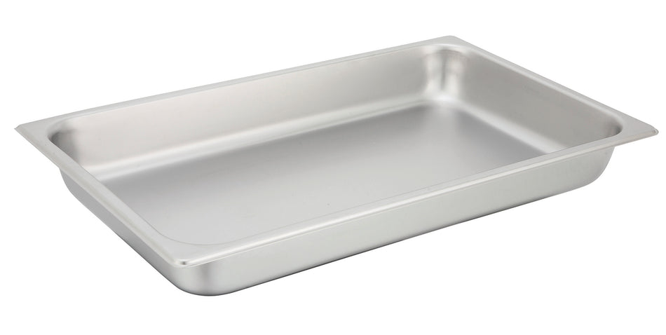 Winco SPF2 20 Inch Steam Table Pan Stainless Steel Full Size with Straight Sides