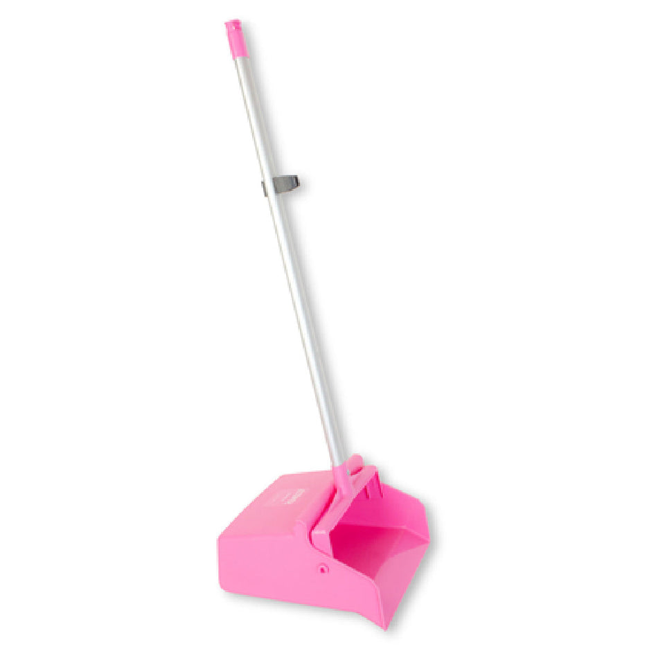 Carlisle 361410EC26 12 Inch Dust Pan Aluminum Handle Polypropylene Pink