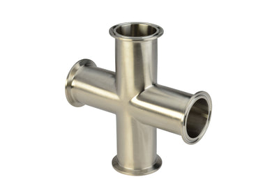 1.5" Clamp Cross (9MP)  - T316L Stainless Steel - Wayland Industries - W69MP-15