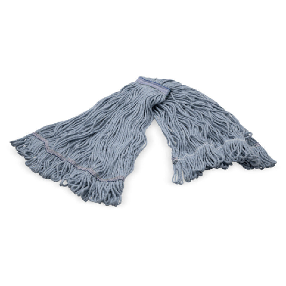 Carlisle 36942914 X-large Looped-end Wet Mop Head Blue Cotton Synthetic Blend