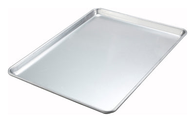 Winco ALXP-1622 16 Inch Aluminum Sheet Pan - 19 Gauge Closed Bead Commercial Bakery