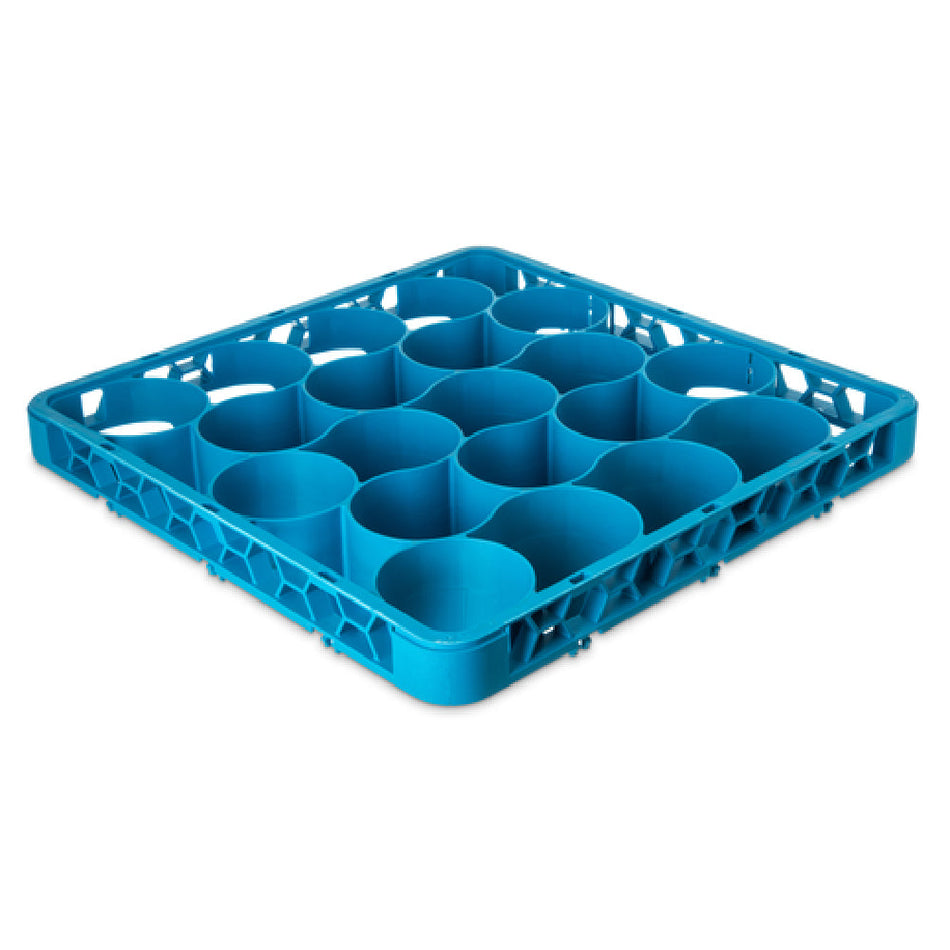 Carlisle REW20L14 Full-size Glass Rack Extender 20 Compartments Blue Polypropylene
