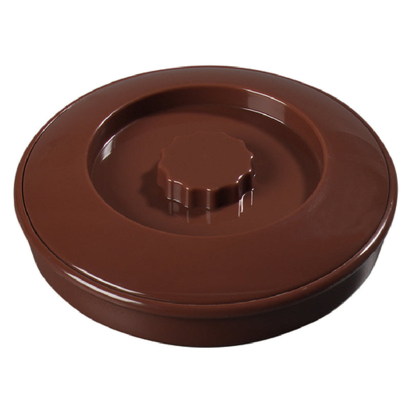 Carlisle 047528 7-1/2 Inch Diameter Tortilla Server with Lid Polypropylene Brown