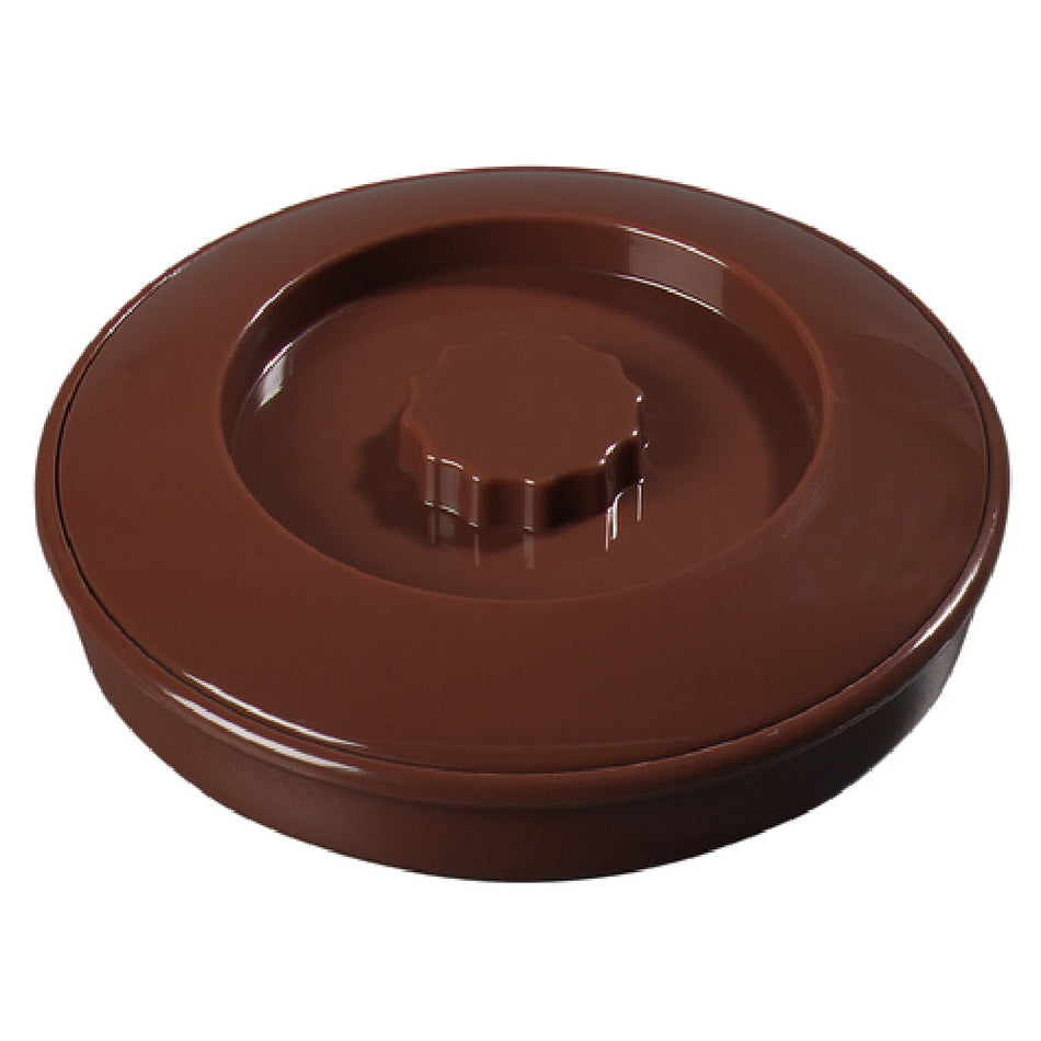 Carlisle 047528 7-1/2 Inch Diameter Tortilla Server with Lid Polypropylene Brown