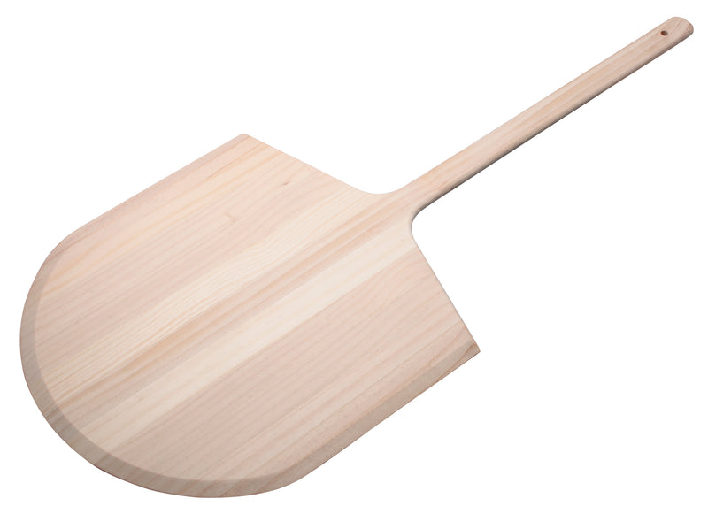 Winco 18" Wooden Pizza Peel - 42" Extra-Long Handle