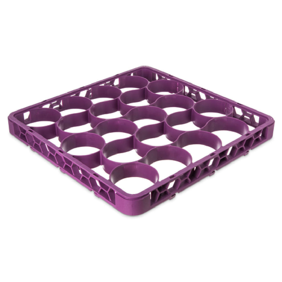 Carlisle REW20SC89 Full Size Glass Rack Extender 20 Compartments Lavender with Textured Finish