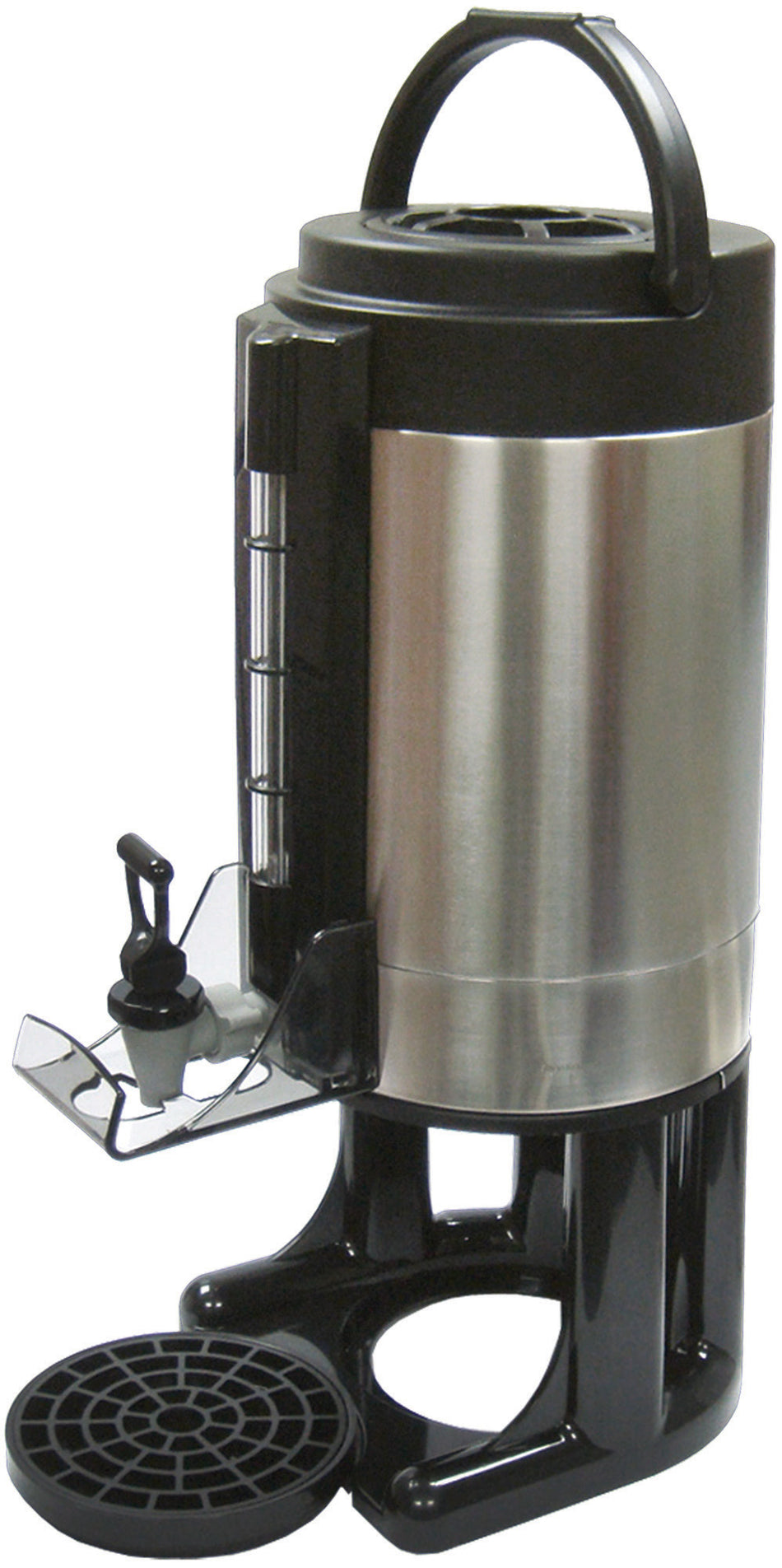 Winco SBD-1.5 1-1/2 Gallon Insulated Beverage Dispenser with Sight Glass Stainless Steel