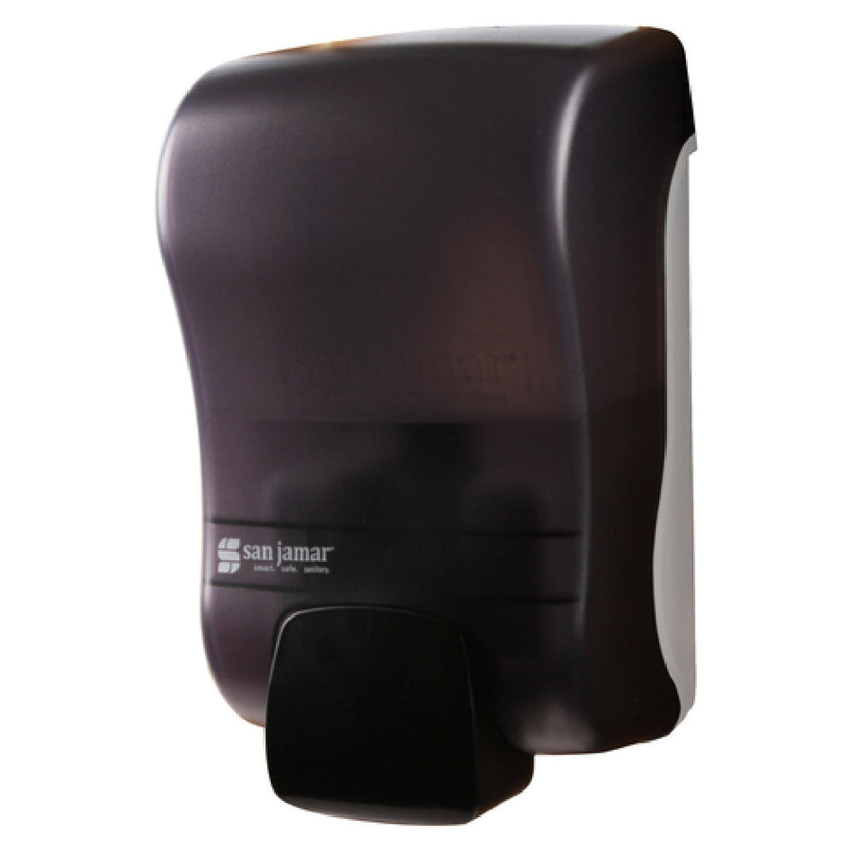 Carlisle SF900TBK 5 Inch Foam Soap Dispenser Wall Mounted Black Pearl Plastic