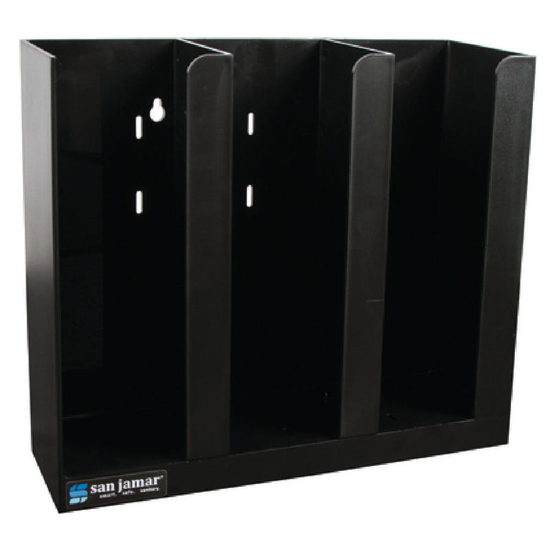 Carlisle PCL3ADJ 10 Inch Open Face Portion Cup Lid Organizer ABS Plastic