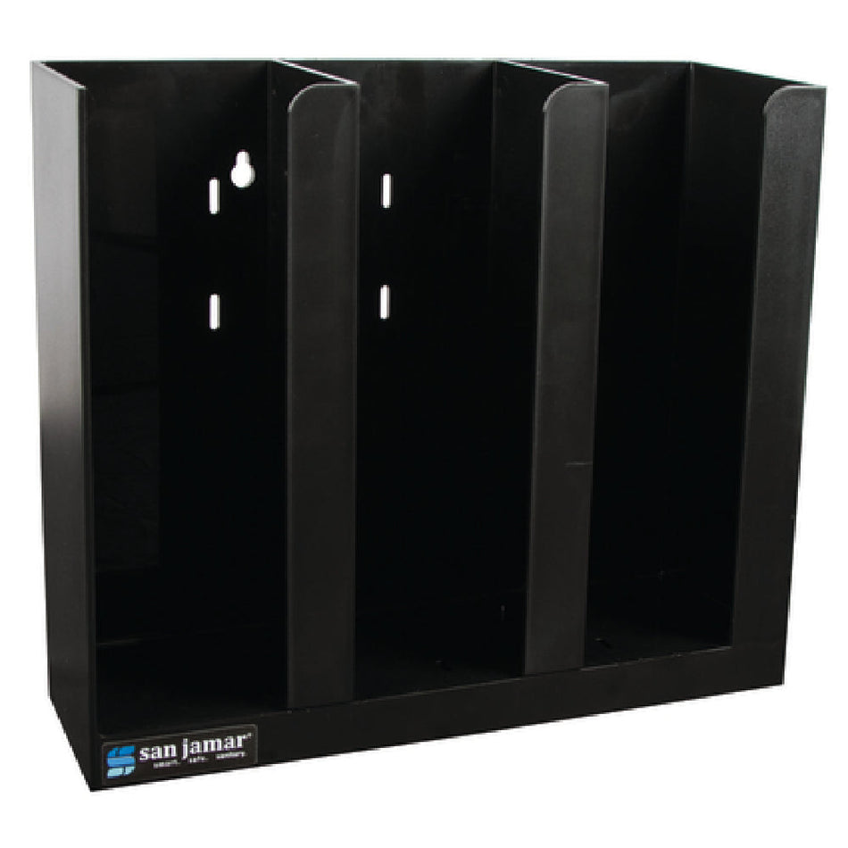 Carlisle PCL3ADJ 10 Inch Open Face Portion Cup Lid Organizer ABS Plastic