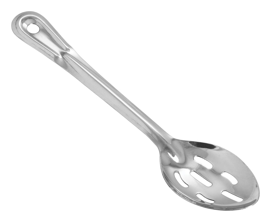 Winco BSST-11H 11 Inch Basting Spoon Slotted Stainless Steel with Handle