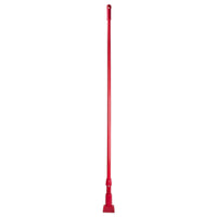 Carlisle 369475EC05 60 Inch Mop Handle Jaw Style Fiberglass Red Durable