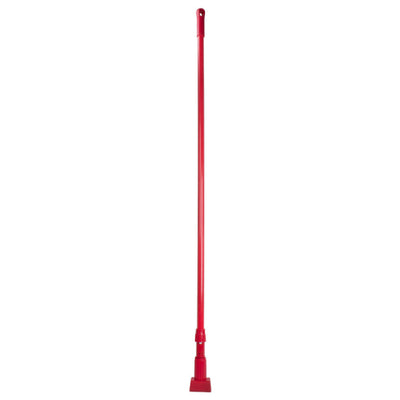 Carlisle 369475EC05 60 Inch Mop Handle Jaw Style Fiberglass Red Durable