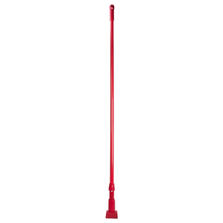 Carlisle 369475EC05 60 Inch Mop Handle Jaw Style Fiberglass Red Durable