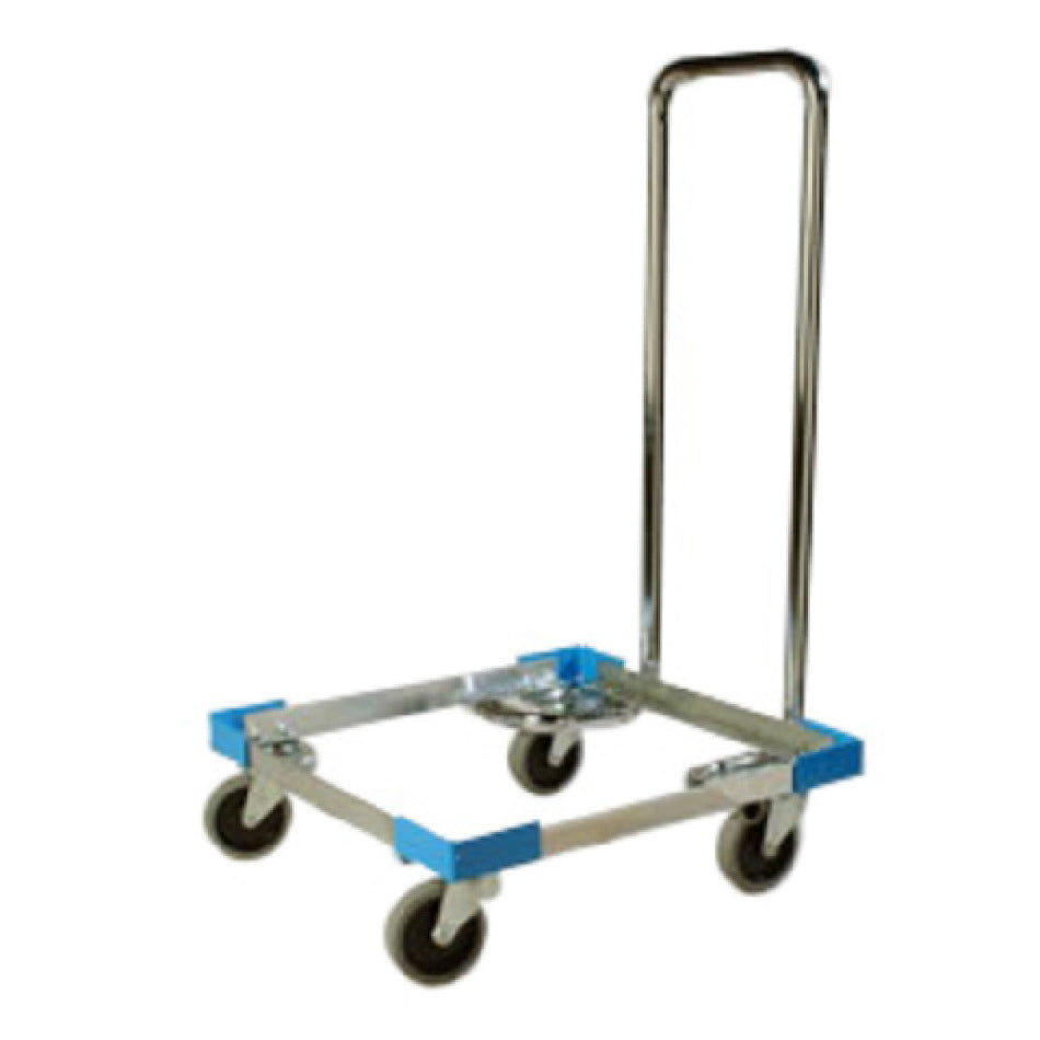 Carlisle C2222A14 20 Inch Dolly Dishwasher Rack Aluminum Open Frame with Push Handle