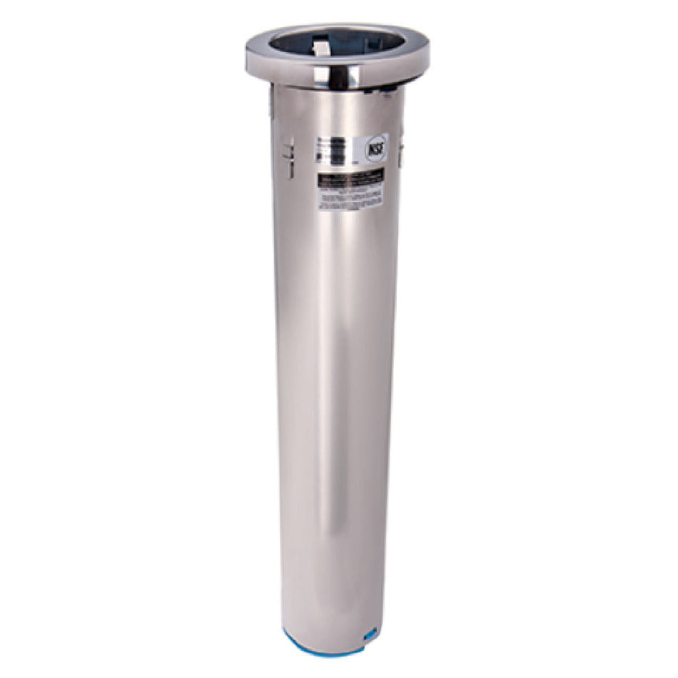 Carlisle C6400C 23-1/2 Inch Medium Cup Dispenser In-Counter Stainless Steel