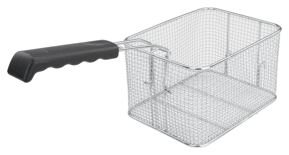 Winco EFST-P30 11-1/2 Inch Fry Basket for EFS-16 and EFT-32 with Black Handle Nickel Plated