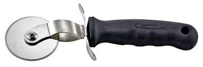 Winco VP-315 2-1/2 Inch Diameter Pizza Cutter Stainless Steel Wheel Blade Soft Grip Black